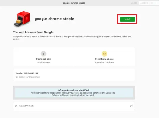 installera chrome på ubuntu med terminal