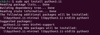 installa Python su Ubuntu
