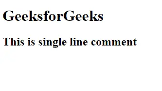 HTML-Comments-single-line-comment