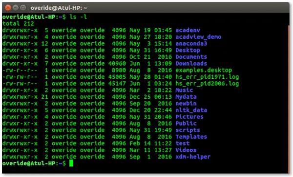 línea de comando de Linux