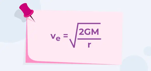 Formel för Escape Velocity