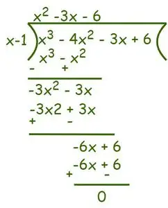 Tehtävä 1 Polynomin jako