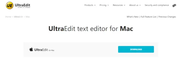 UltraEdit-Code/текстові редактори для Mac