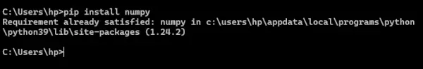 Použitie Python PIP na inštaláciu existujúceho balíka
