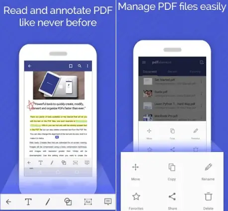 Android için ücretsiz PDF Düzenleyici uygulamaları