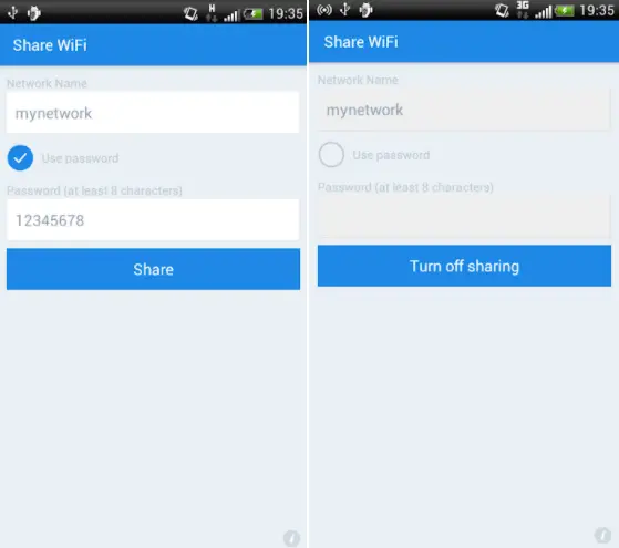 Hotspot-apps voor Android