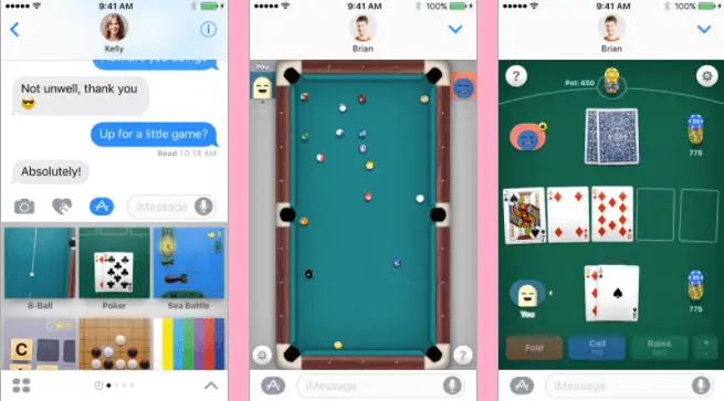 Como jogar jogos do iMessage em um telefone Android