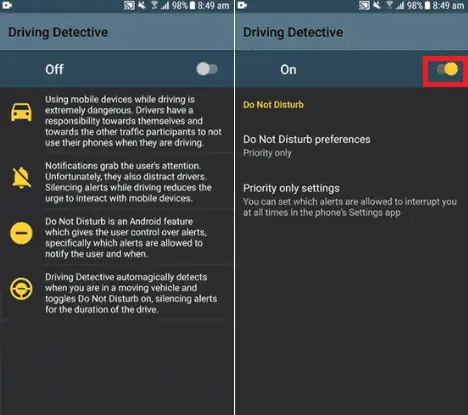 Comment activer Ne pas déranger pendant la conduite sur Android