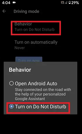 Como ativar o Não perturbe ao dirigir no Android