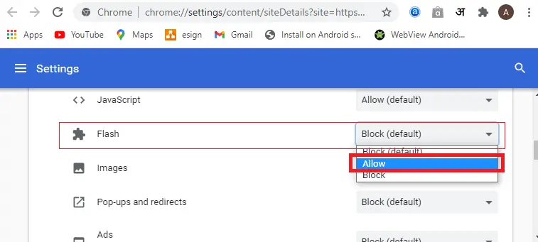 Uključite Flash u Chromeu