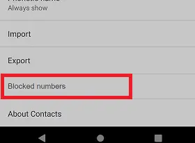 Hogyan lehet megtekinteni a blokkolt számot és feloldani a blokkolást Androidon