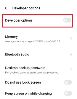 Com activar o desactivar les opcions de desenvolupador a Android