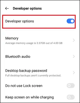 Como ativar ou desativar opções de desenvolvedor no Android