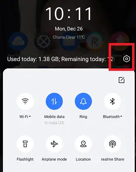 Como acessar o menu de configurações do Android