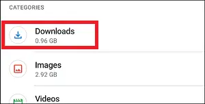 Sådan finder du downloads på Android