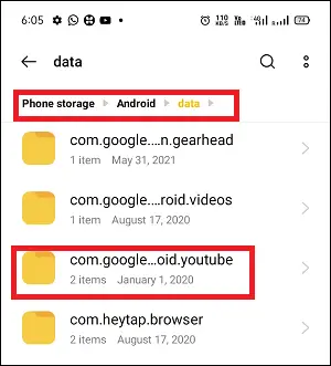 Com trobar descàrregues a Android