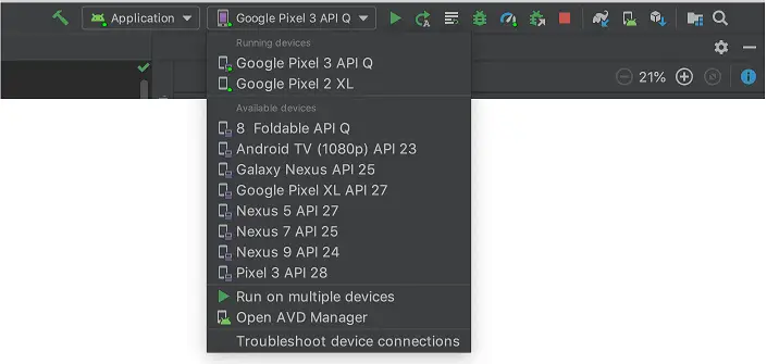 Android emulator