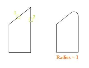 AutoCAD-Verrundung