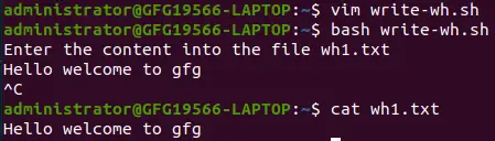 pętla while w systemie Linux