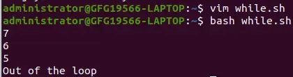 Podczas gdy pętla w systemie Linux