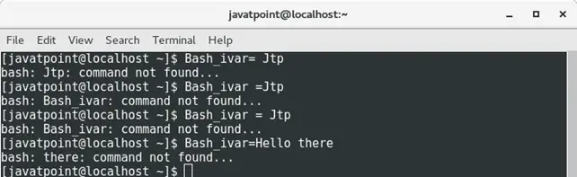 Bash-Variablen