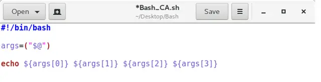 Bash-variabler