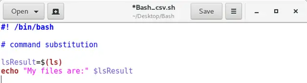 Bash променливи