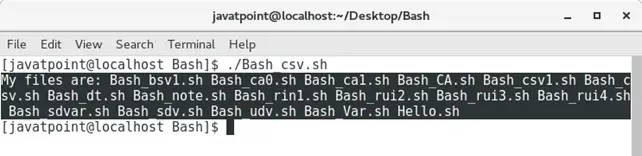 Bash varijable