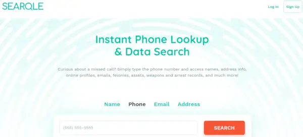 Searqle-10 cea mai bună căutare inversă gratuită a numărului de telefon