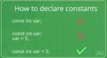 variable const