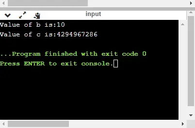 C Format Specificator