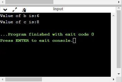 C Format Specificator