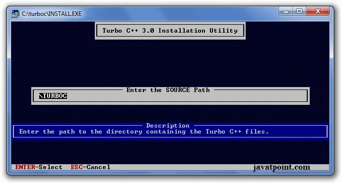 hoe turbo c++ te installeren