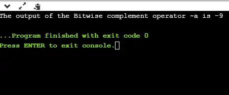 Bitwise Operator i C