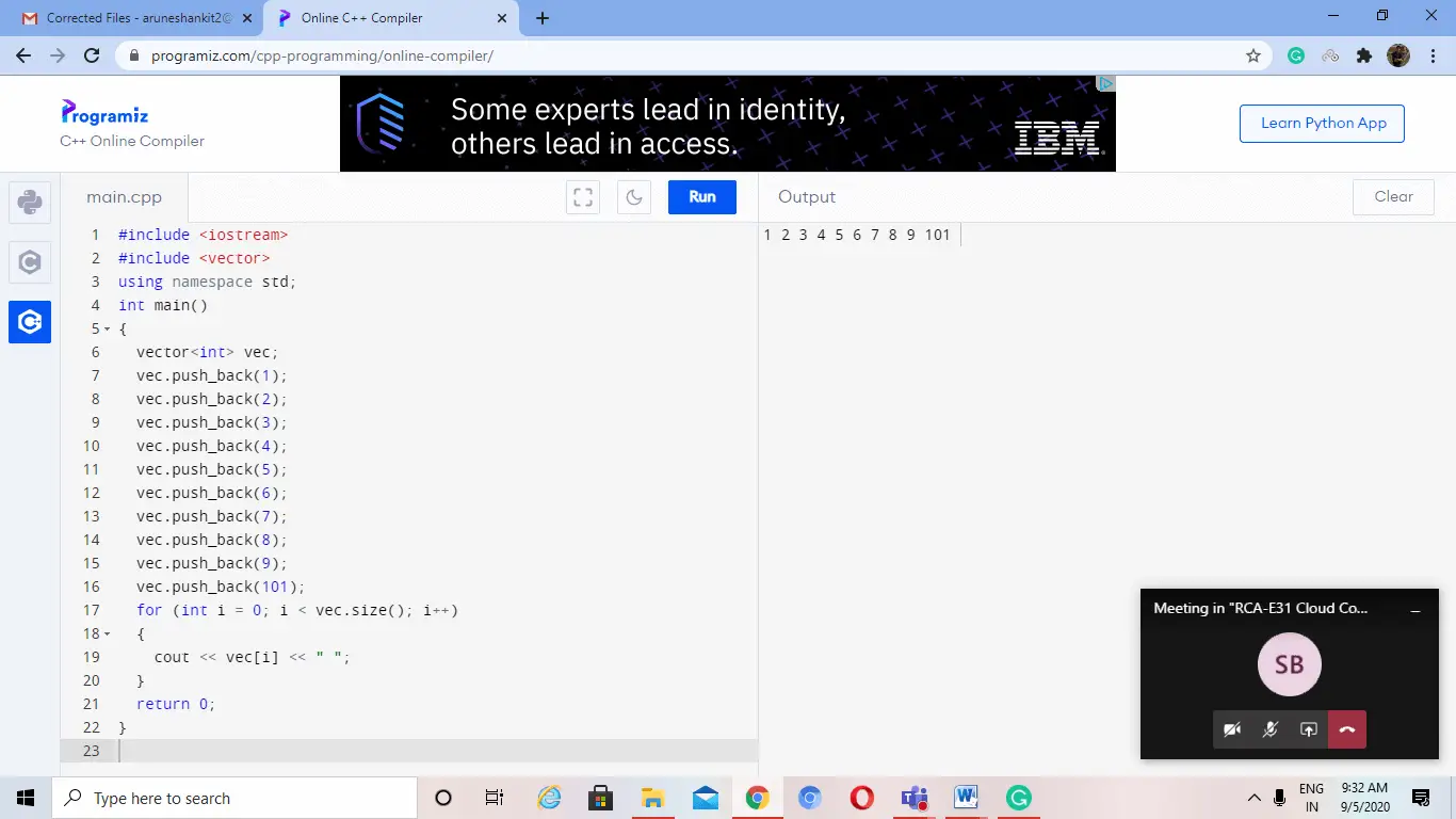 Initialiseer Vector in C++