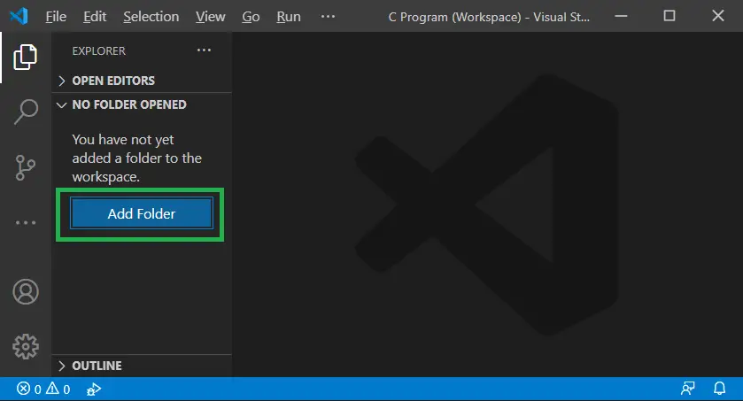 C-program futtatása a Visual Studio Code-ban