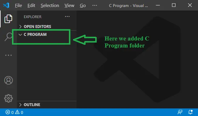 C-program futtatása a Visual Studio Code-ban