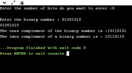 2s-complement in C