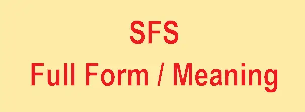 Formularul complet SFS