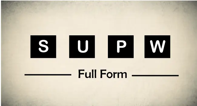 Formulari complet de SUPW