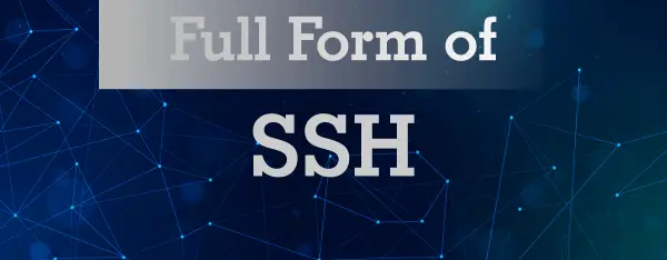 Formulário completo SSH