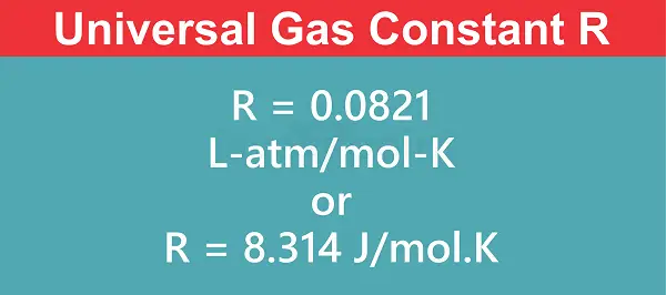 Wanneer moeten we de R-gasconstante waarde gebruiken als 8,314 en als 0,0821