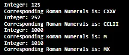 Converter números inteiros em algarismos romanos em Java