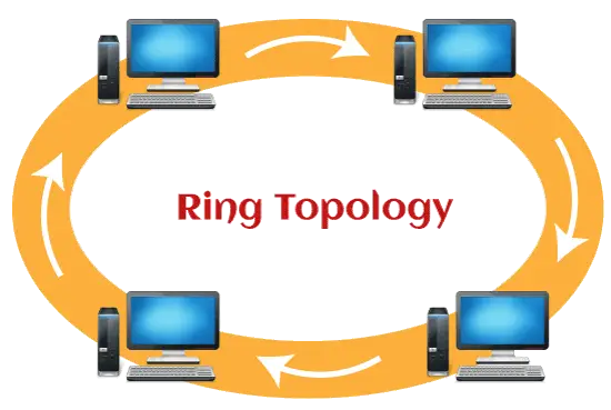 Skillnaden mellan busstopologin och ringtopologin