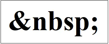 Kaj je NBSP (Non-breaking Space)