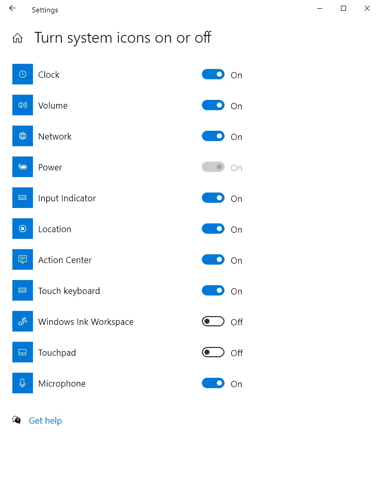 Slik løser du det manglende nettverksikonet i systemstatusfeltet i Windows