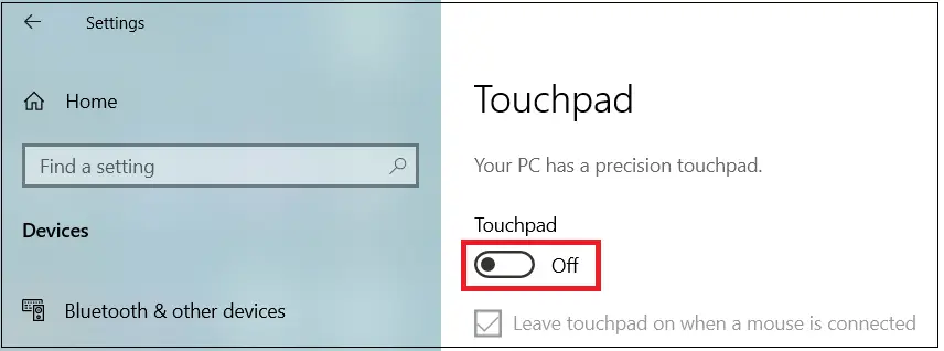 Cum să dezactivați sau să activați touchpad-ul pe un laptop