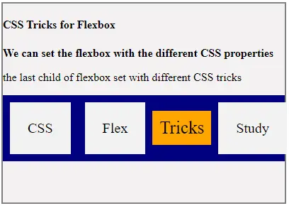 Trucchi CSS per Flexbox