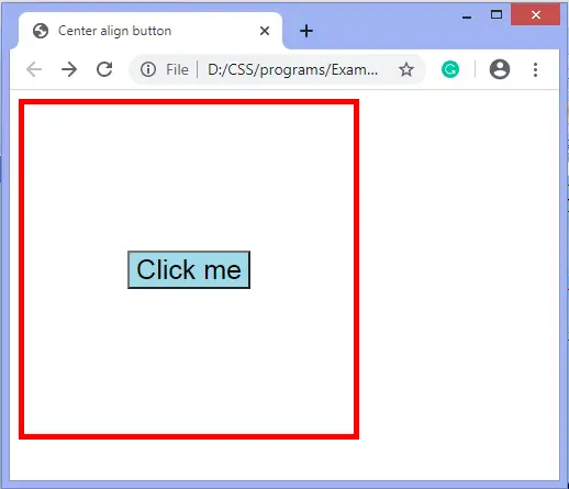 Як центрувати кнопку в CSS