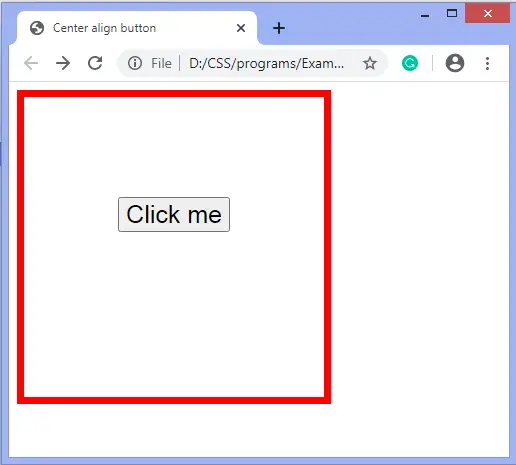 Comment centrer un bouton en CSS